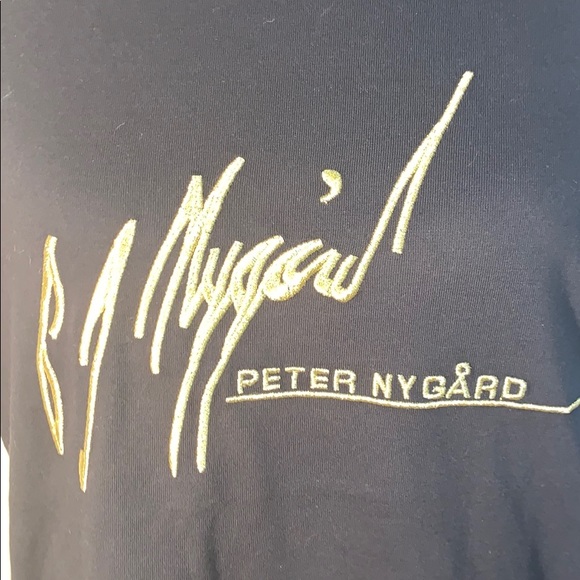 PETER NYGARD black logo tee! - Picture 2 of 8